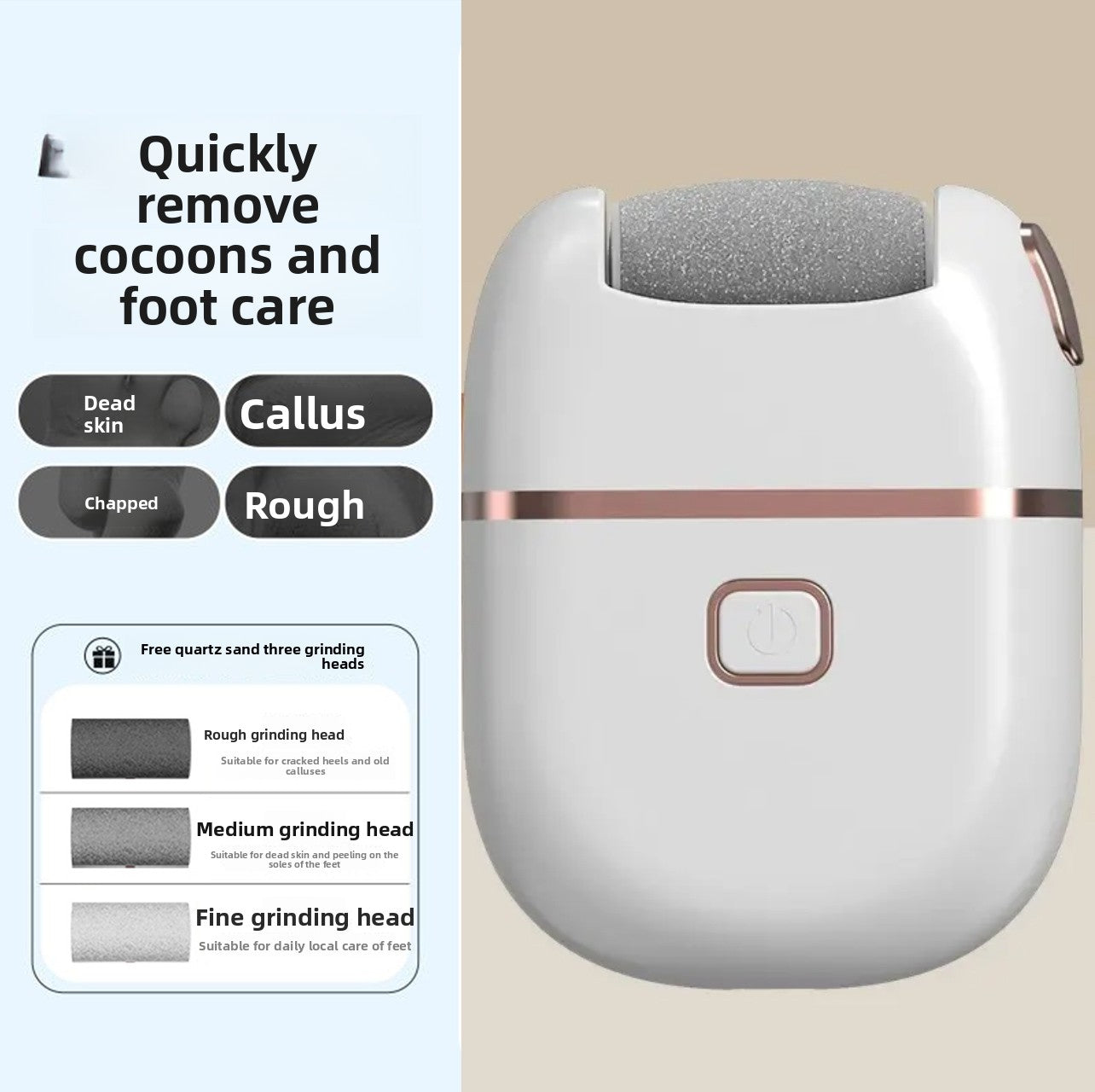 Electric Foot Grinder for Dead Skin and Callus Removal