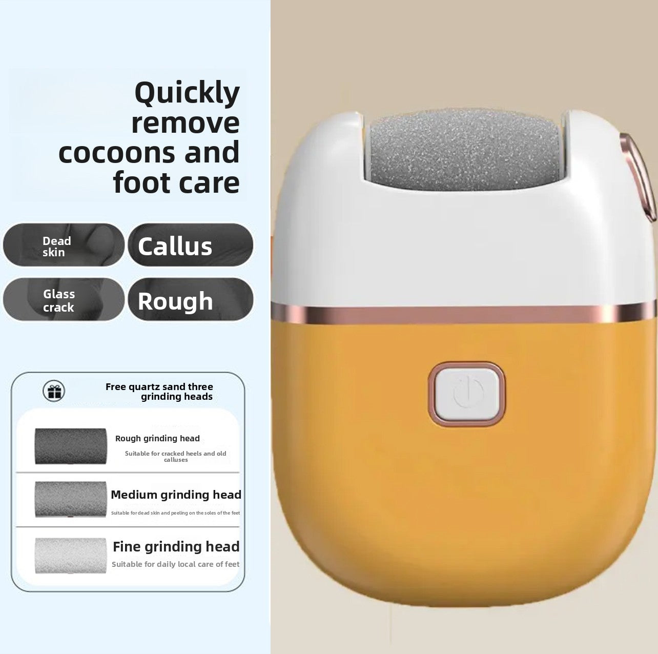 Electric Foot Grinder for Dead Skin and Callus Removal