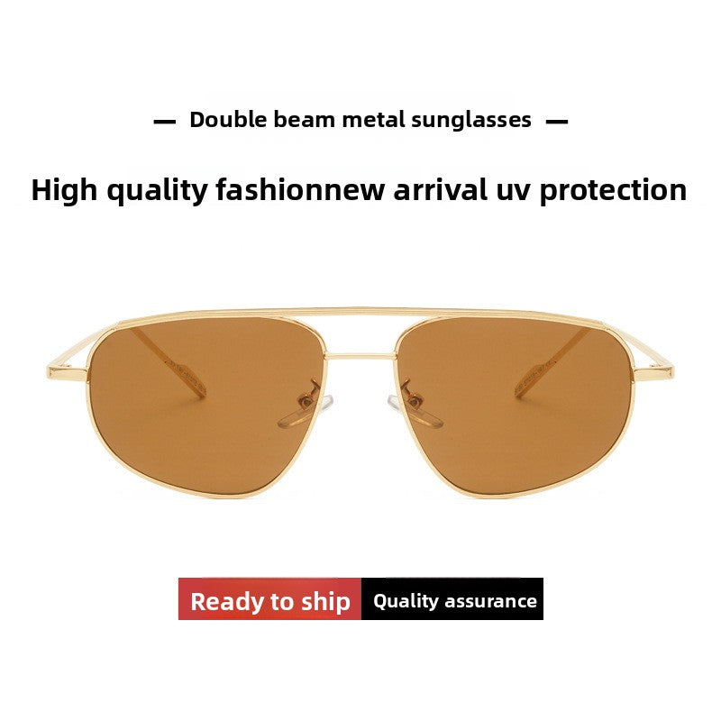 Retro Metal Frame UV400 Sun Glasses