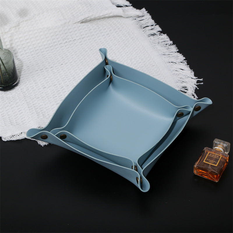 Leather Storage Box Organizer