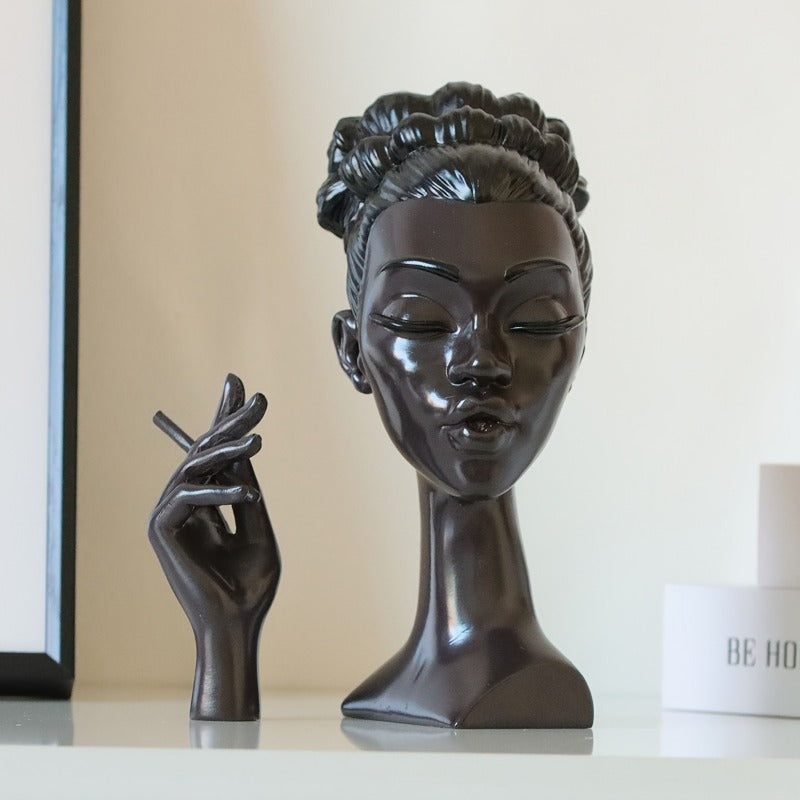 Decorative Resin Incense Burner Figurine
