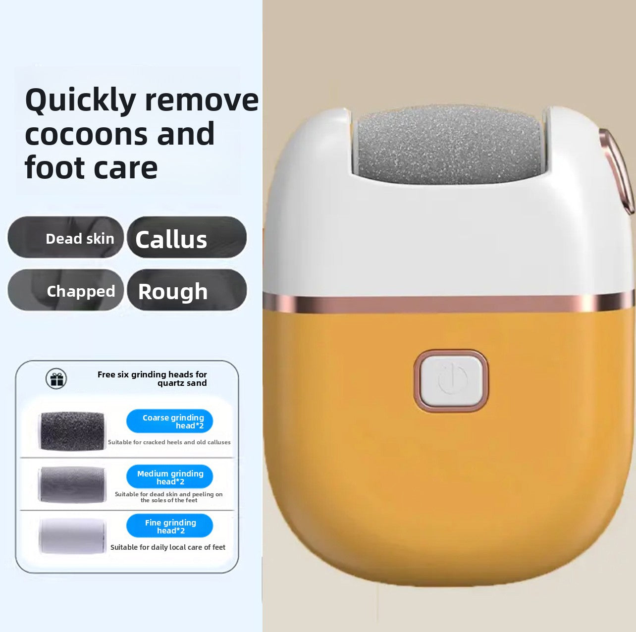 Electric Foot Grinder for Dead Skin and Callus Removal