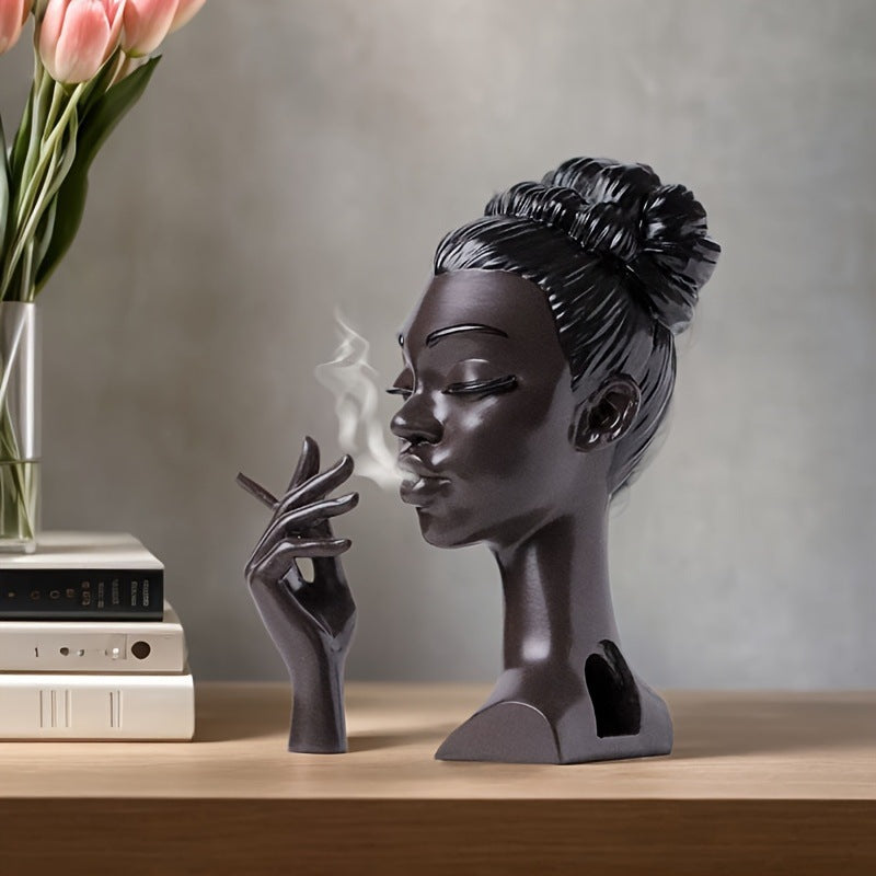 Decorative Resin Incense Burner Figurine