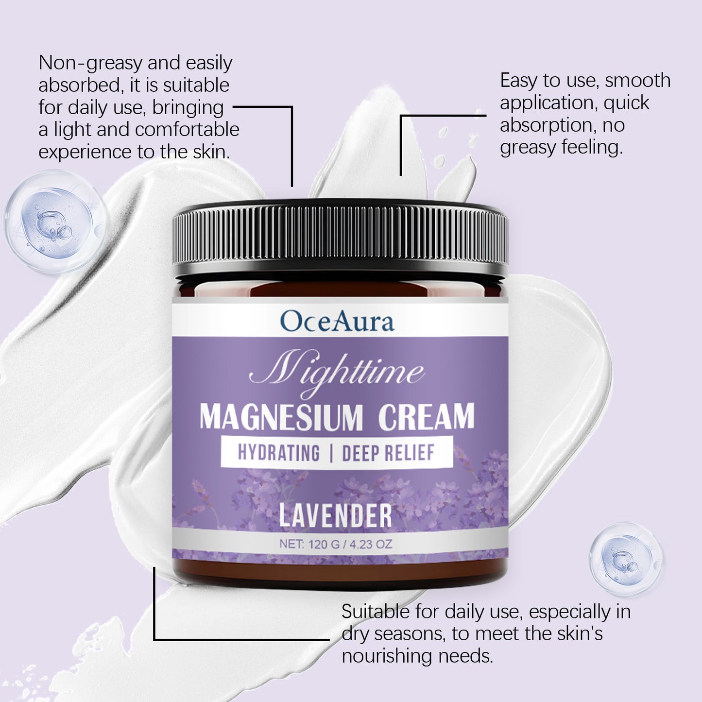 Night Soothing Magnesium Body Cream