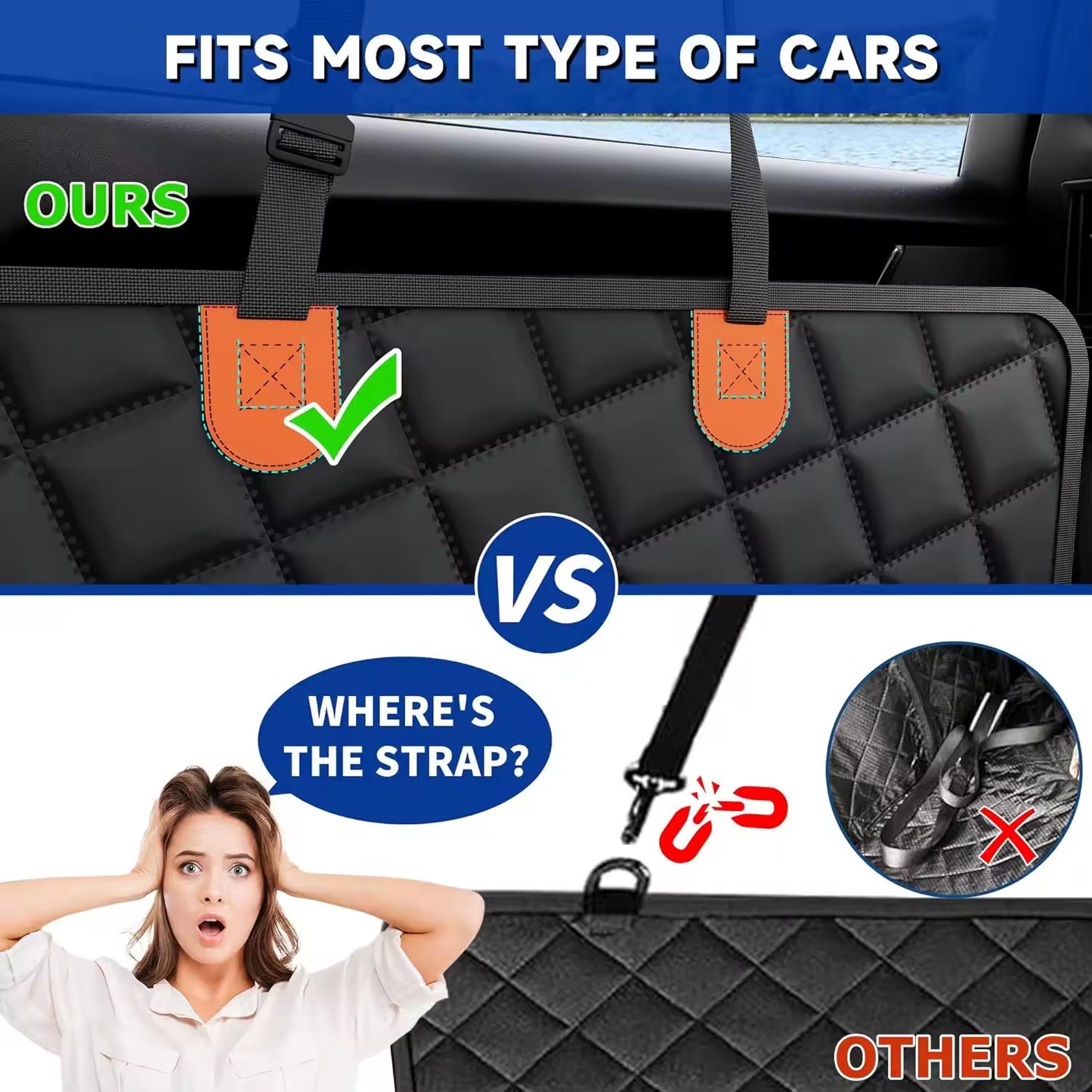 Waterproof Pet Car Mat for Vehicle Seats