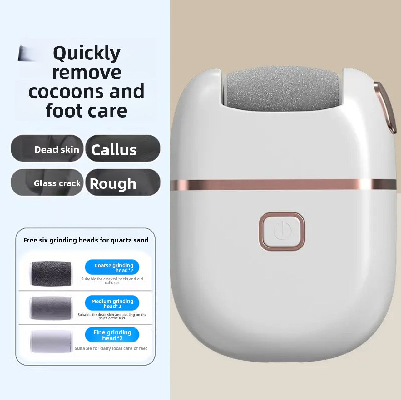 Electric Foot Grinder for Dead Skin and Callus Removal