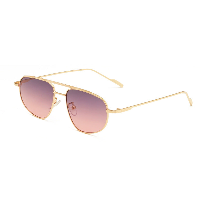 Retro Metal Frame UV400 Sun Glasses