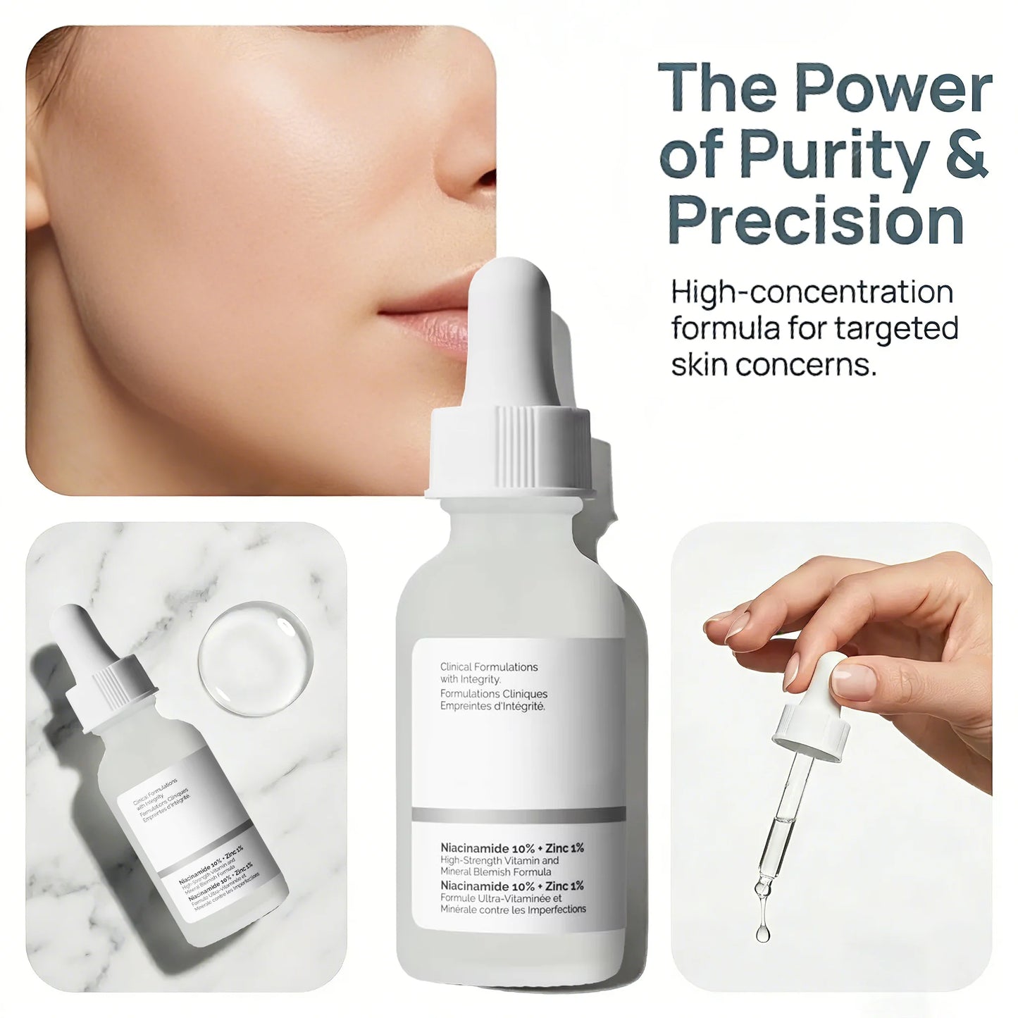 10% Niacinamide + 1% Zinc Facial Serum