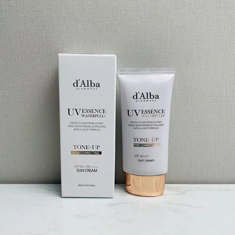 50ML d'Alba UV Essence Whitening White Truffle Sunscreen SPF50+ Moisturizing Lightweight Refreshing Gentle Sunscreen Skin Care