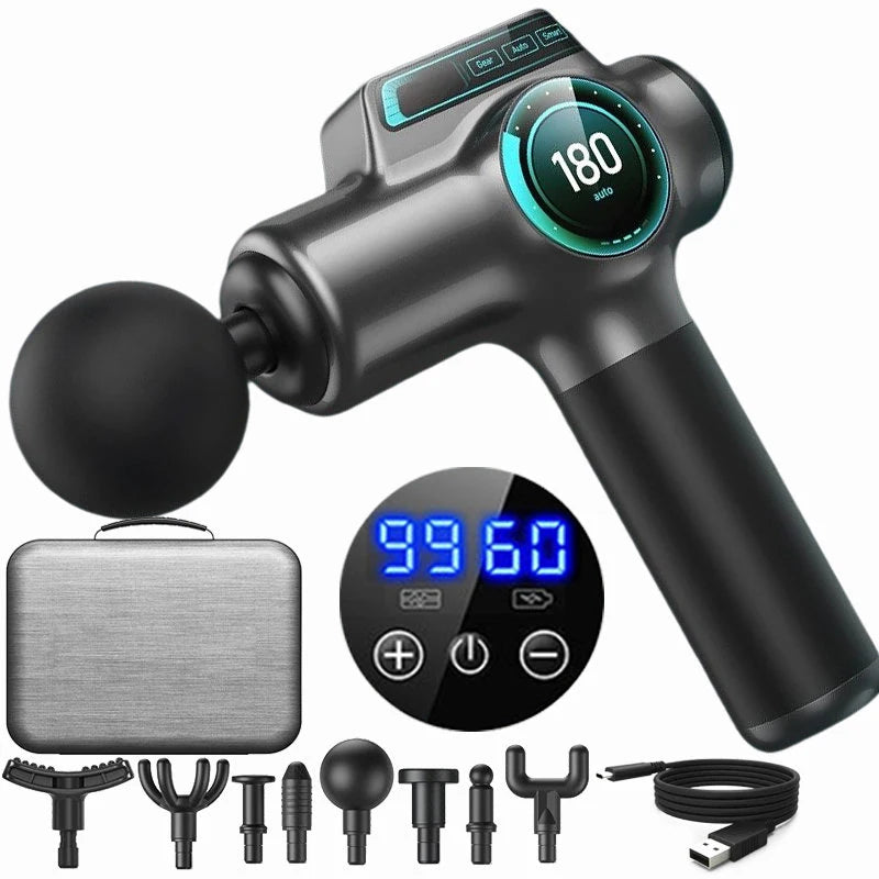 99-Speed Professional Muscle Massage Gun – Deep Tissue Relief for Neck & Back