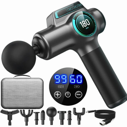 99-Speed Professional Muscle Massage Gun – Deep Tissue Relief for Neck & Back