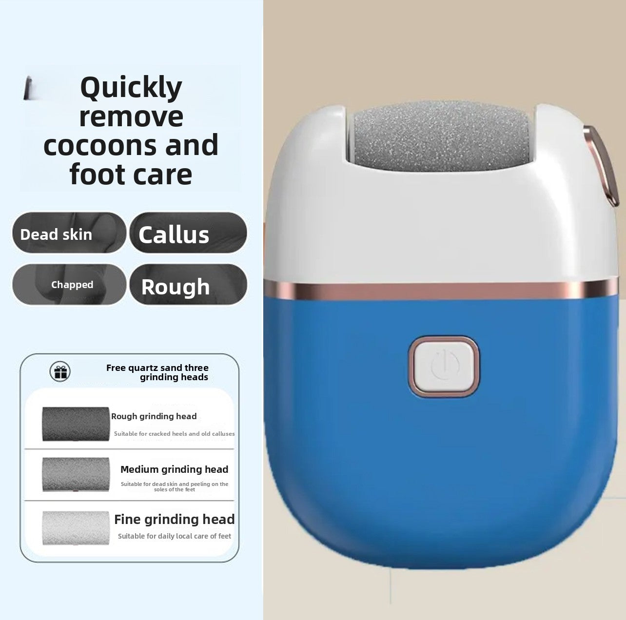 Electric Foot Grinder for Dead Skin and Callus Removal