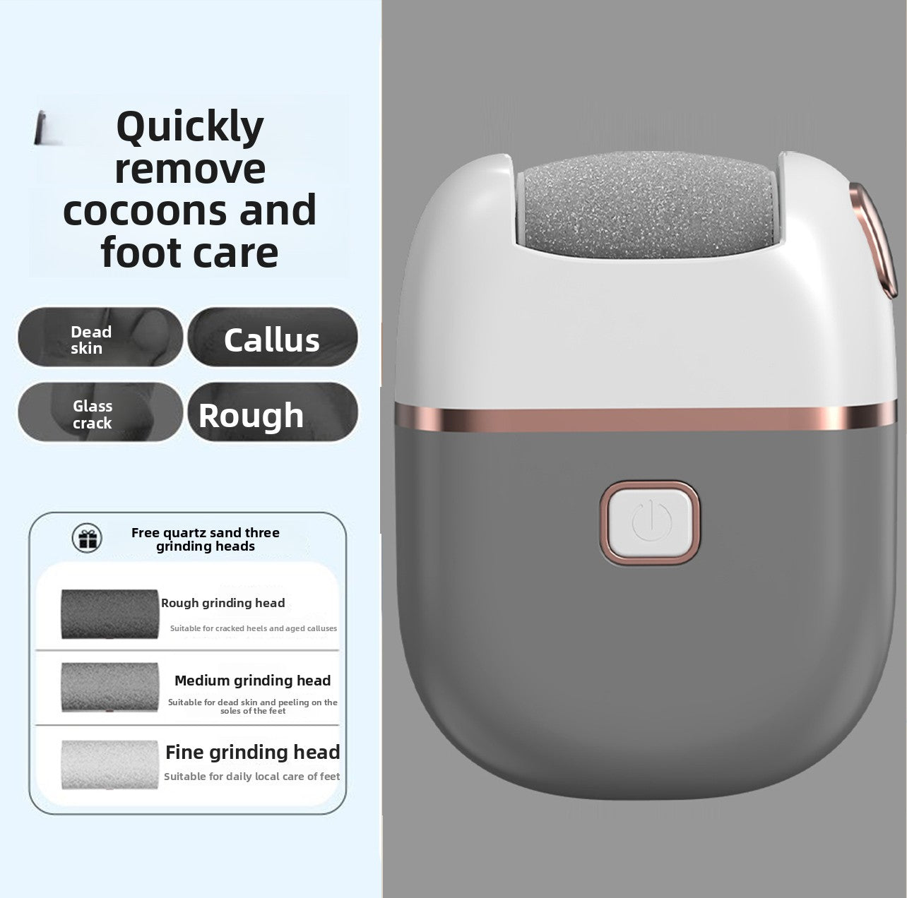 Electric Foot Grinder for Dead Skin and Callus Removal