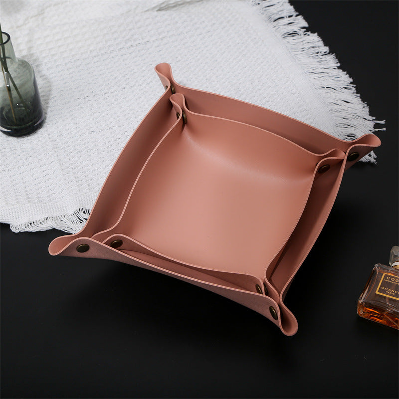 Leather Storage Box Organizer