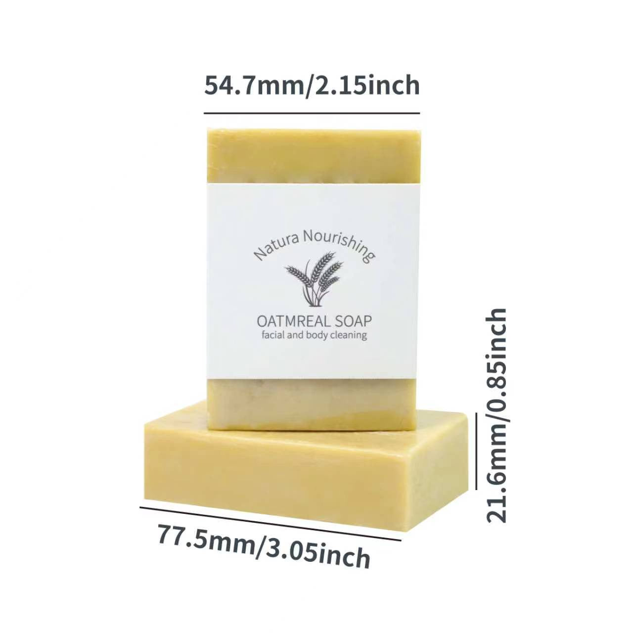 Rice Coconut Oil Soap Oatmeal Handmade Soap