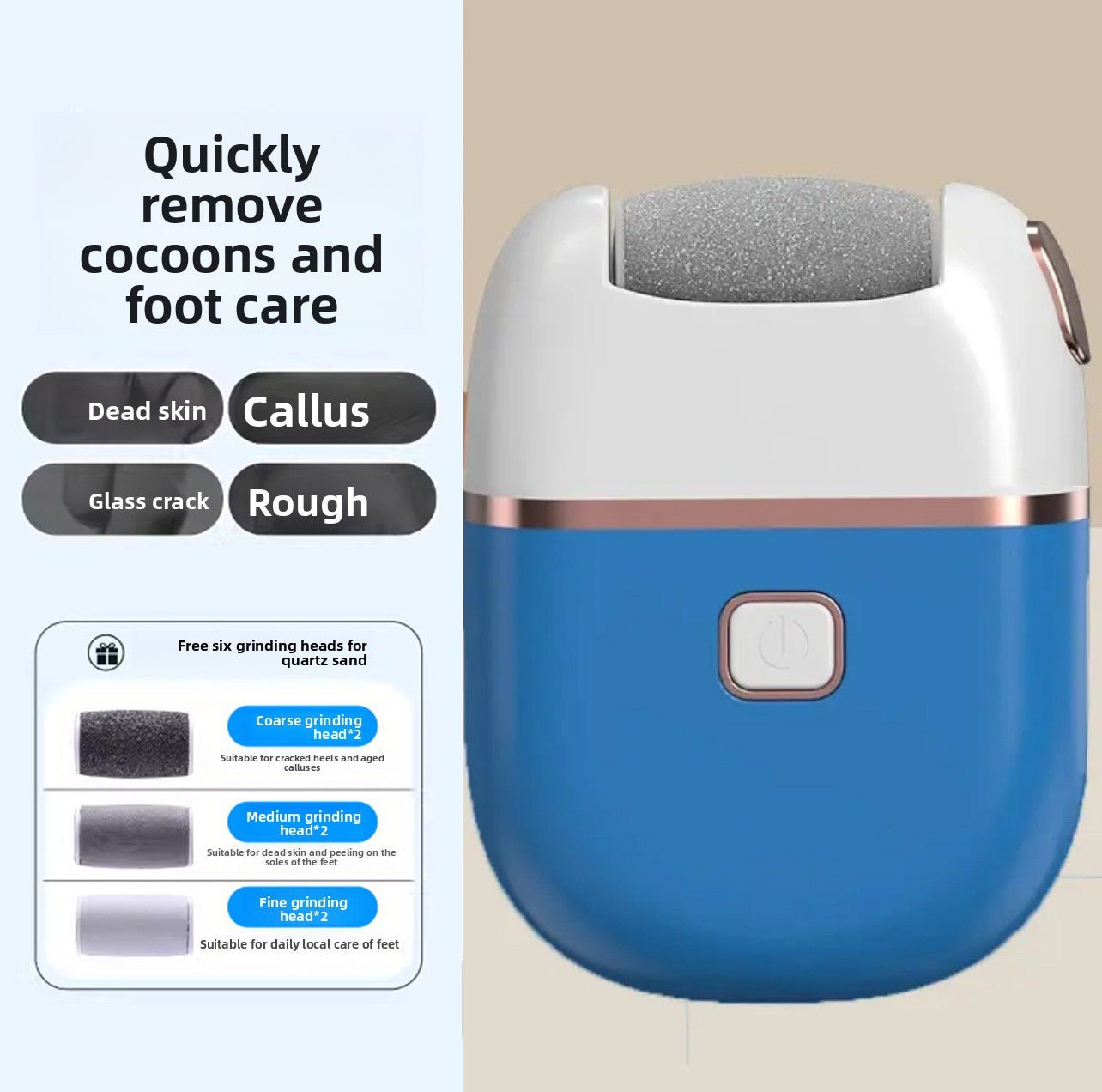Electric Foot Grinder for Dead Skin and Callus Removal